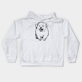 Puppy Dog - Cute Puppy Hand Drawn Kids Hoodie